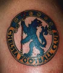 Chelsea FC lion tattoo